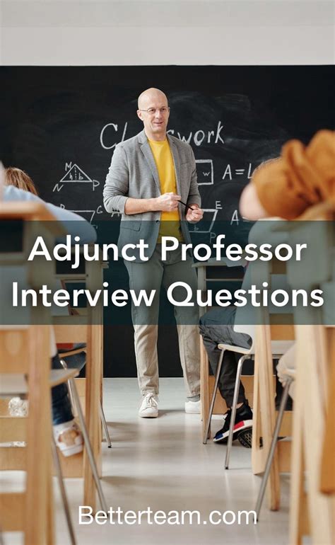 adjunct professor interview questions